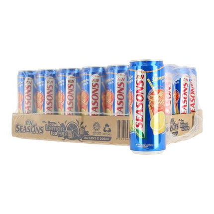 SEASONS ICE LEMON TEA CANS 24 X 300ML