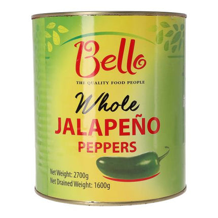 BELLO JALAPENO PEPPER WHOLE A10