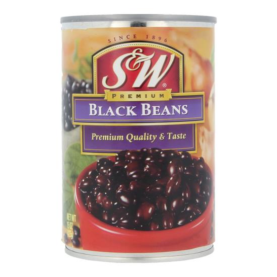 S&W BLACK BEANS 425G
