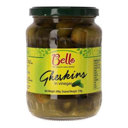 BELLO GHERKINS 680G
