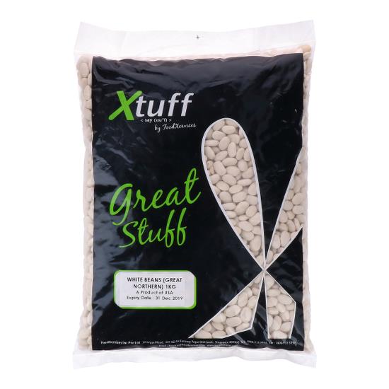 XTUFF USA DRY WHITE BEAN 1KG