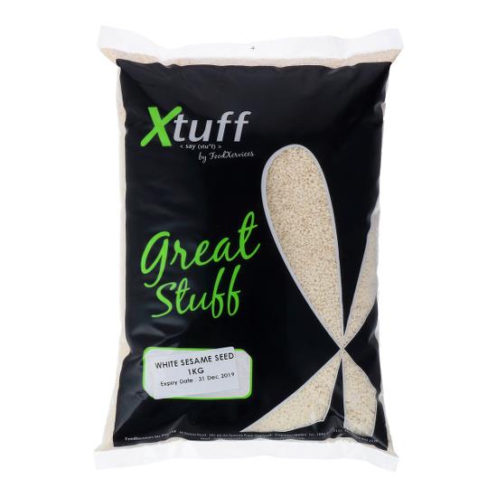 XTUFF WHITE SESAME SEEDS 1KG