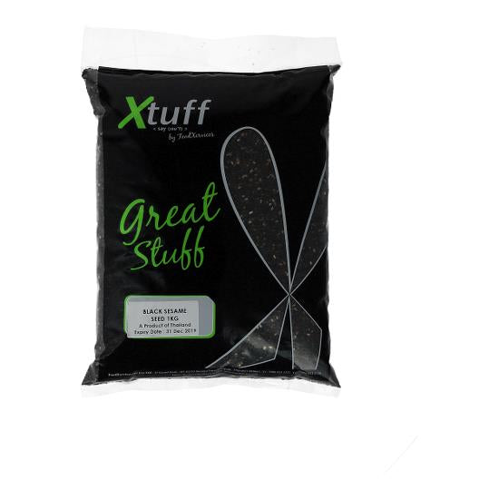 XTUFF BLACK SESAME SEEDS 1KG