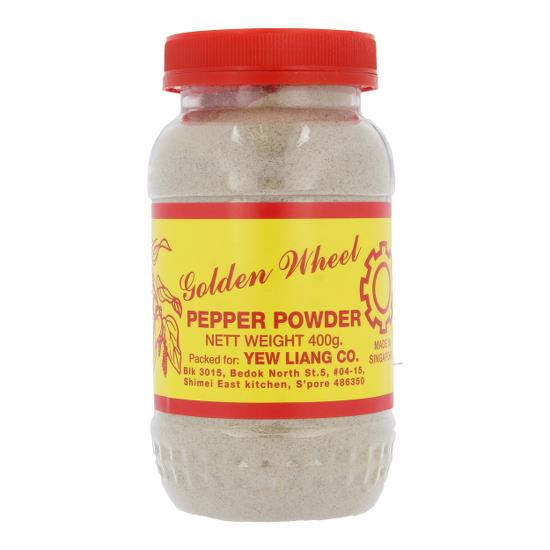 G.WHEEL WHITE PEPPER POWDER 400G
