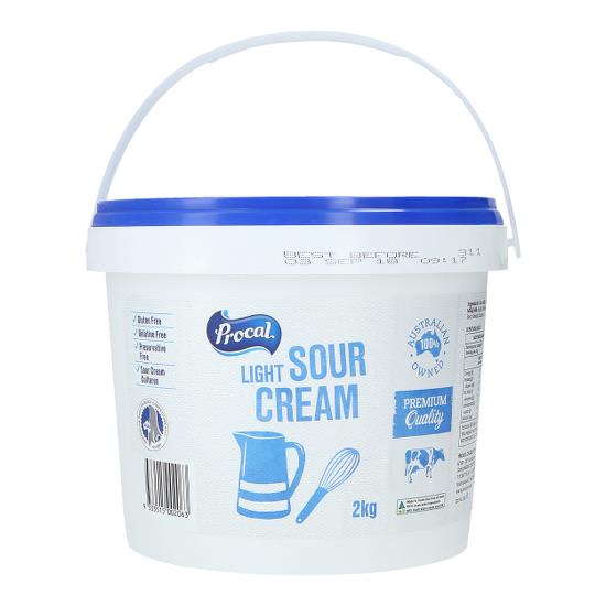 PROCAL LITE SOUR CREAM 2LTR