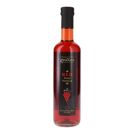 GROXERS RED WINE VINEGAR 500ML