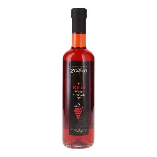 GROXERS RED WINE VINEGAR 500ML