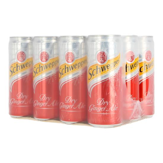 SCHWEPPES GINGER ALE 12 X 320ML