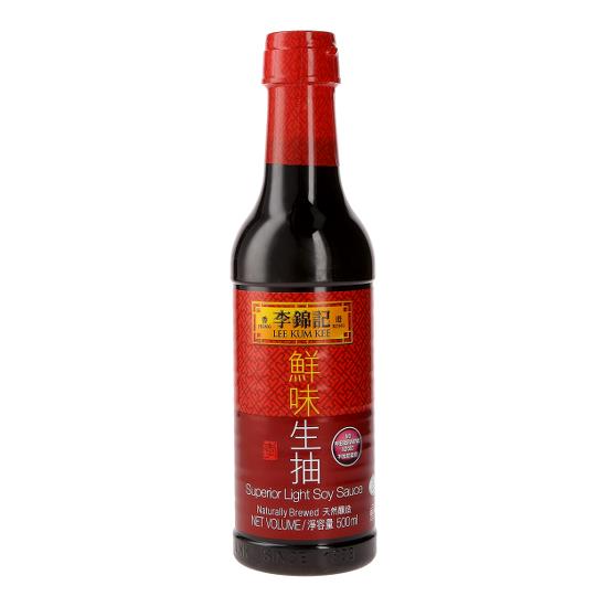 LKK SUPERIOR LIGHT SOY SAUCE 500ML (PLASTIC)
