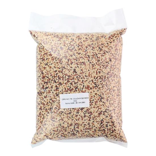 ORGANIC TRI-COLOUR QUINOA 1KG