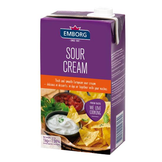 EMBORG SOUR CREAM 1KG (112096/113886)