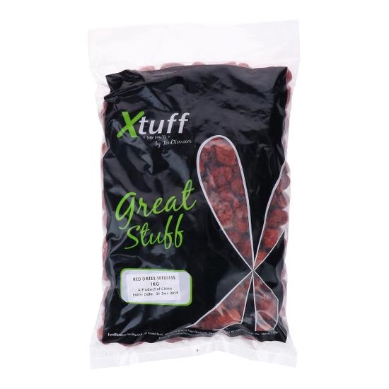 XTUFF SEEDLESS RED DATES 1KG