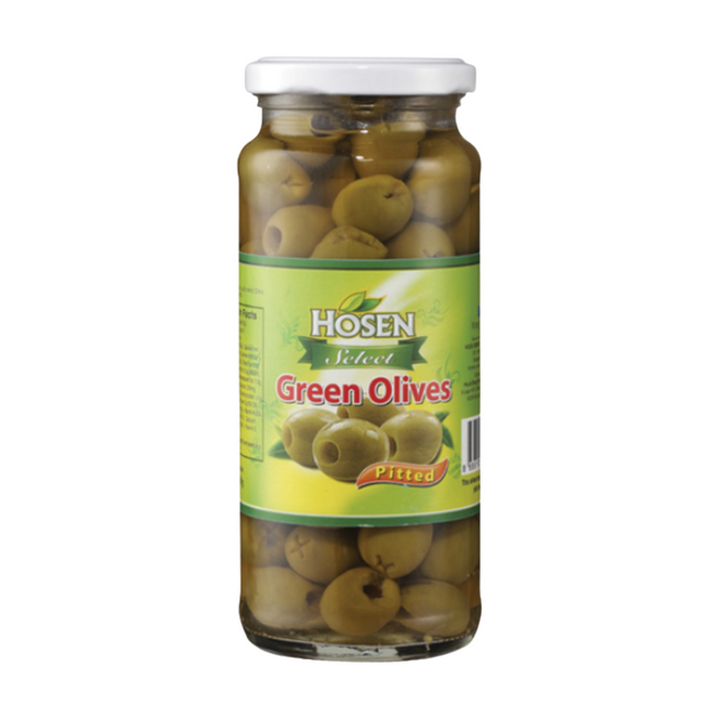 HOSEN PITTED GREEN OLIVES 345G