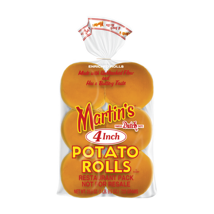 MARTINS POTATO BUNS x 60 BUNS (BURGER)