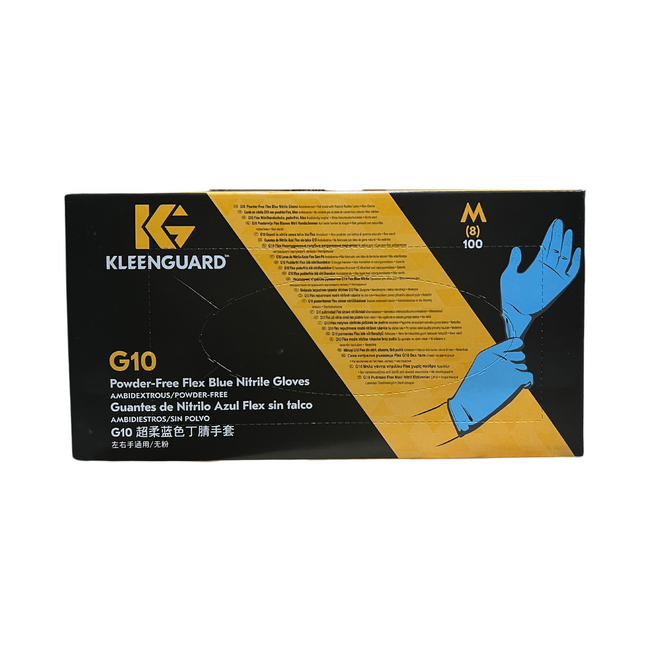 KLEENGUARD G10 FLEX BLUE NITR GLOVES (S) 100'S [54332]