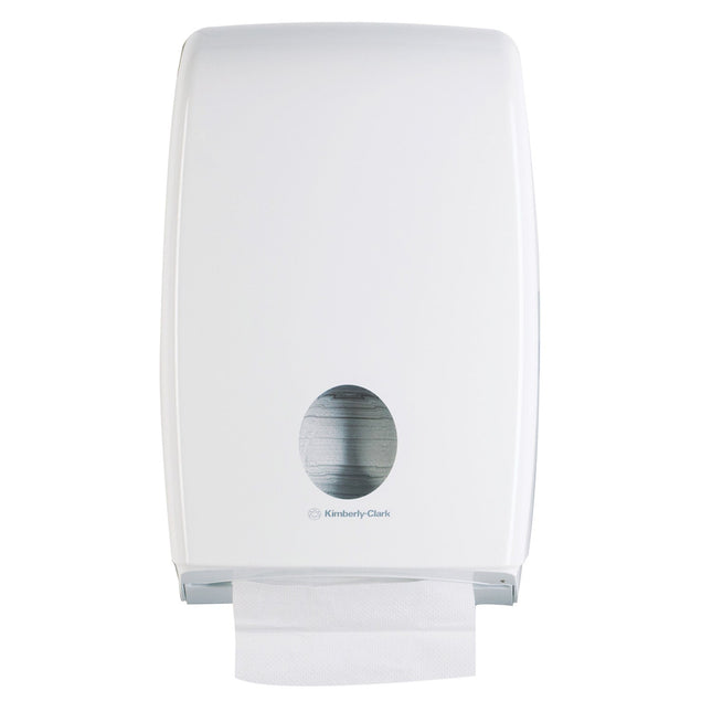 AQUARIUS DISPENSER M-FOLD TOWEL DBL CLIP (70230)