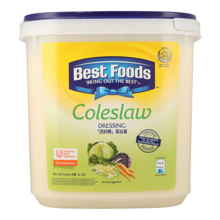 BEST FOOD COLESLAW DRESSING 3LTR