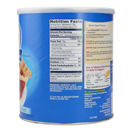 CRISCO VEG. SHORTENING 1.36KG