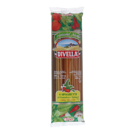 DIVELLA SPAGHETTI TRI-COLOR 500G