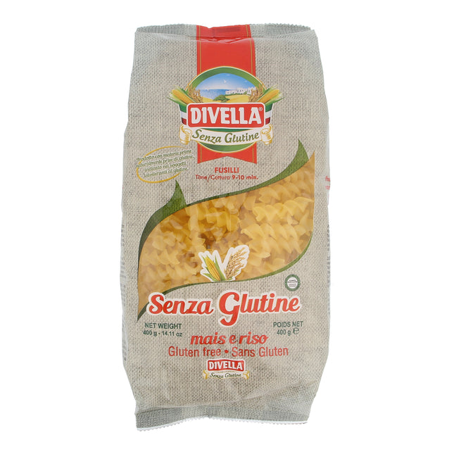 DIVELLA GLUTEN FREE FUSILLI 400G