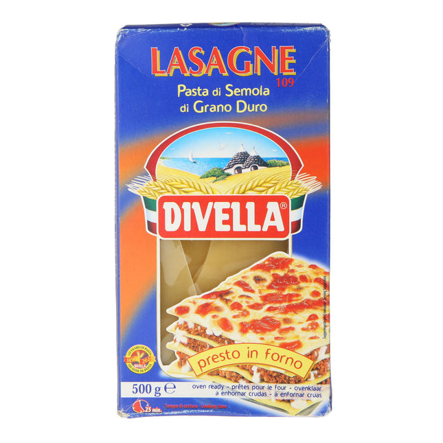 DIVELLA LASAGNE EGGLESS 500G