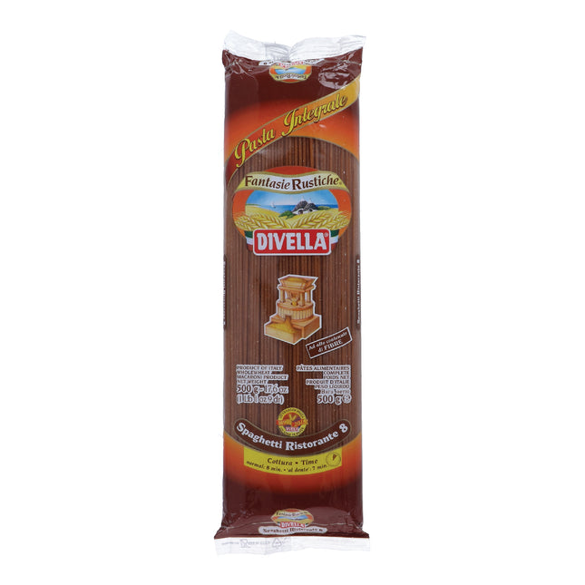 DIVELLA WHOLEMEAL SPAGHETTI 500G