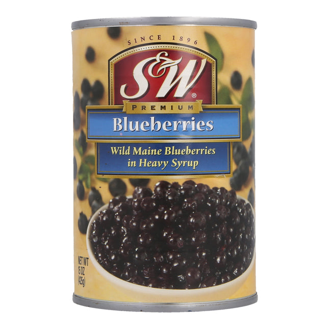 S&W BLUEBERRIES IN SYRUP 425G