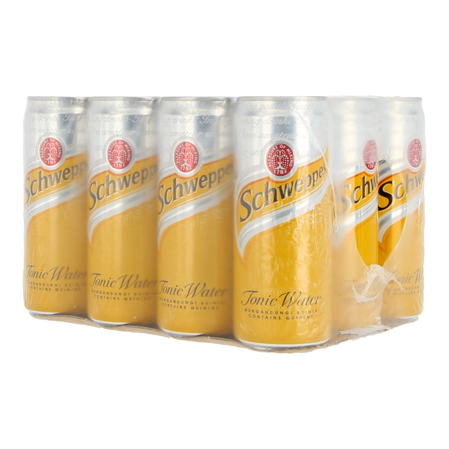 SCHWEPPES TONIC WATER 12CAN x 330ML