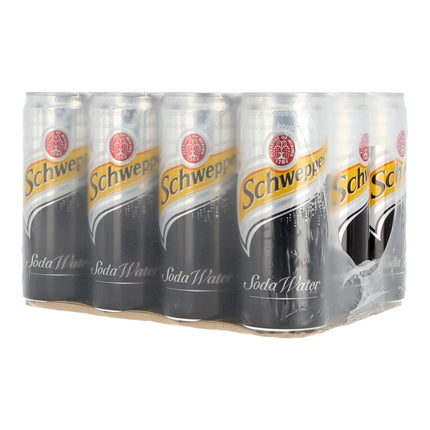 SCHWEPPES SODA WATER 12CAN x 320ML