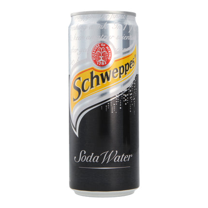 SCHWEPPES SODA WATER 12CAN x 320ML
