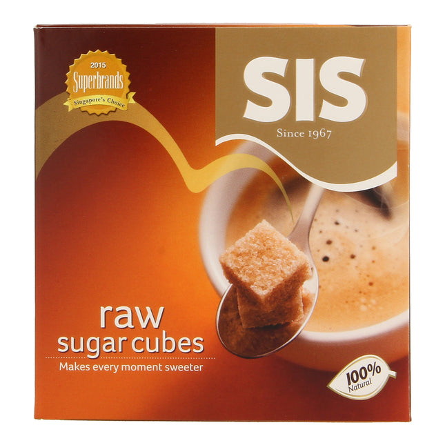 SIS RAW SUGAR CUBES 454G