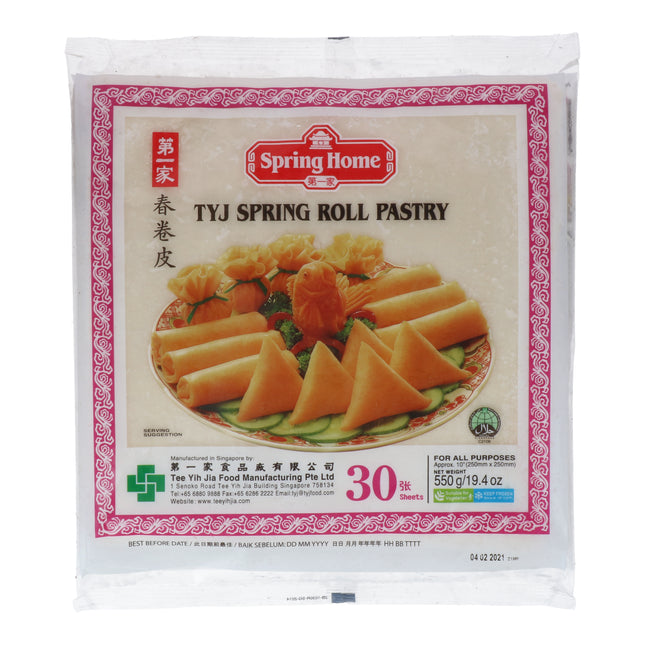 TYJ 10" SPRING ROLL SKIN 500G