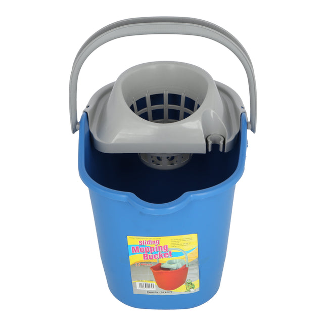 WATER PAIL W/ROLLER & COVER 1PC