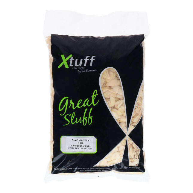 XTUFF ALMOND FLAKES (SLICE) 1KG