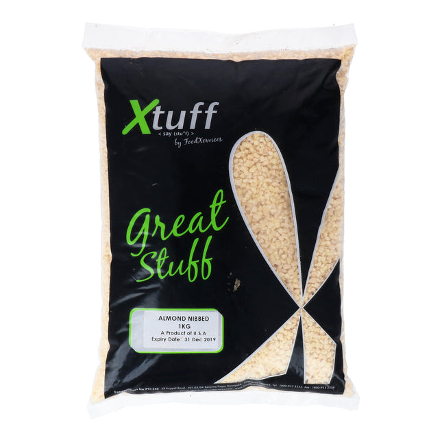 XTUFF ALMOND NIBBED 1KG
