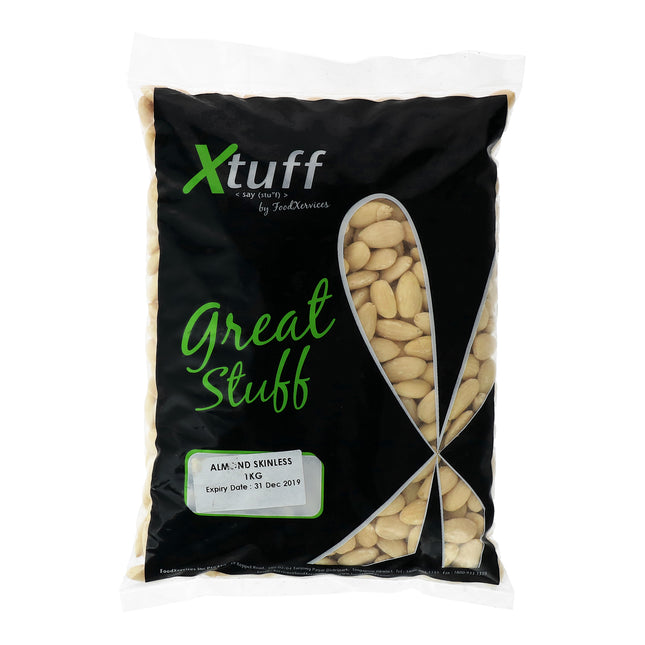 XTUFF ALMOND WHOLE SKINLESS 1KG