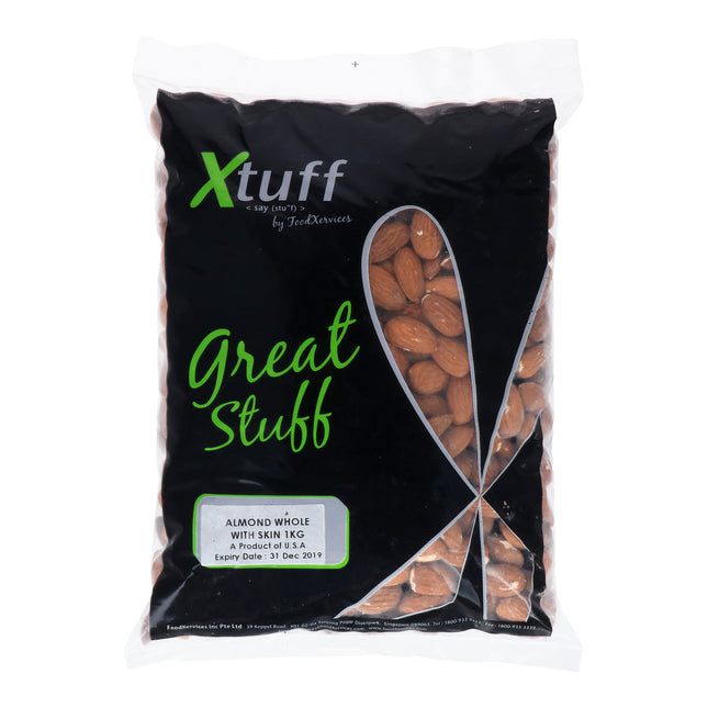 XTUFF ALMOND WHOLE SKIN ON 1KG