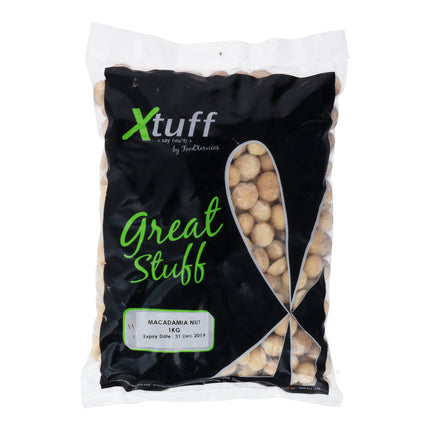 XTUFF RAW MACADAMIA NUTS 1KG