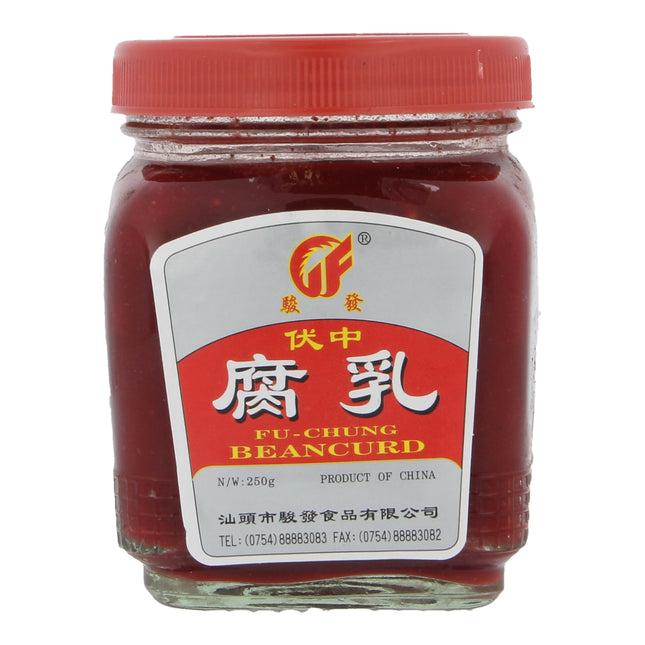 SANTOU PRES. RED BEAN CURD 250G
