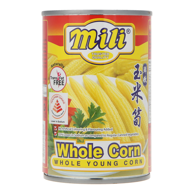 MILI YOUNG CORN SPEAR 400G