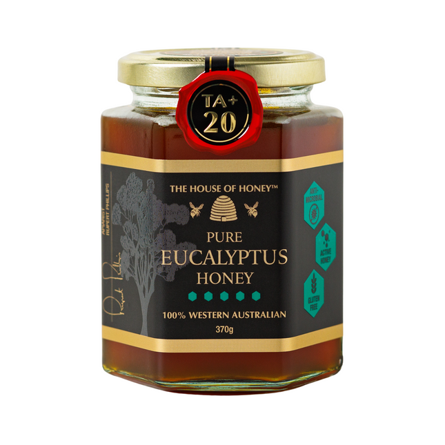 THE HOUSE OF HONEY TA+20 PURE EUCALYPTUS HONEY 375ML