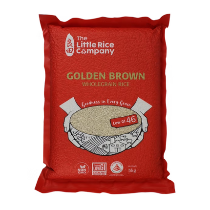 LITTLE RICE COMPANY LOW GI BROWN RICE 5KG